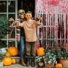 Halloween Decorative Door Curtain Blood Handprint Curtain Party Haunted House Door Pendant Horror Atmosphere Arrangement Props