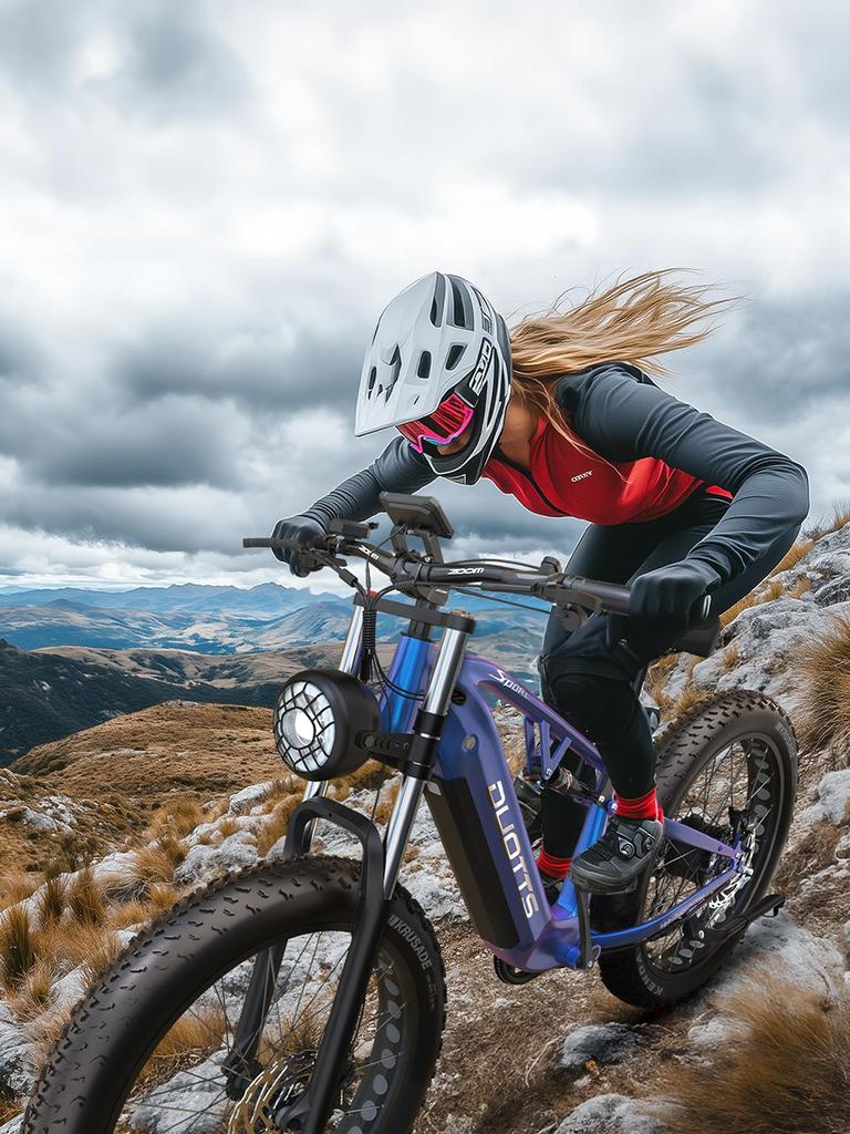 Rower Elektryczny DUOTTS E26 750W Silnik Bezszczotkowy 48V20AH Bateria Litowa Rower Elektryczny Górski 26*4.0-Calowe Grube Opony Rower Elektryczny dla Dorosłych