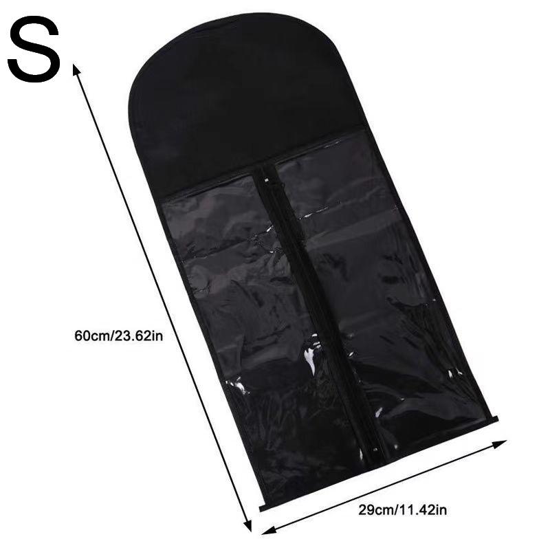 

Wig Storage Bag With Hanger Holder Case Wigs Pouch Water Dust-Proof Organizer Protect For Professional Hair Extensions S