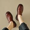 Fashion 2024 New Autumn Women Oxford Loafers Retro Chelsea Women Shoes Luxury Pumps Genuine Leather Bullock Shoes Platform Ladies Shoes