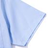 MONTAGUT Men's Soft Combed Cotton Breathable Short-Sleeve Business Shirt