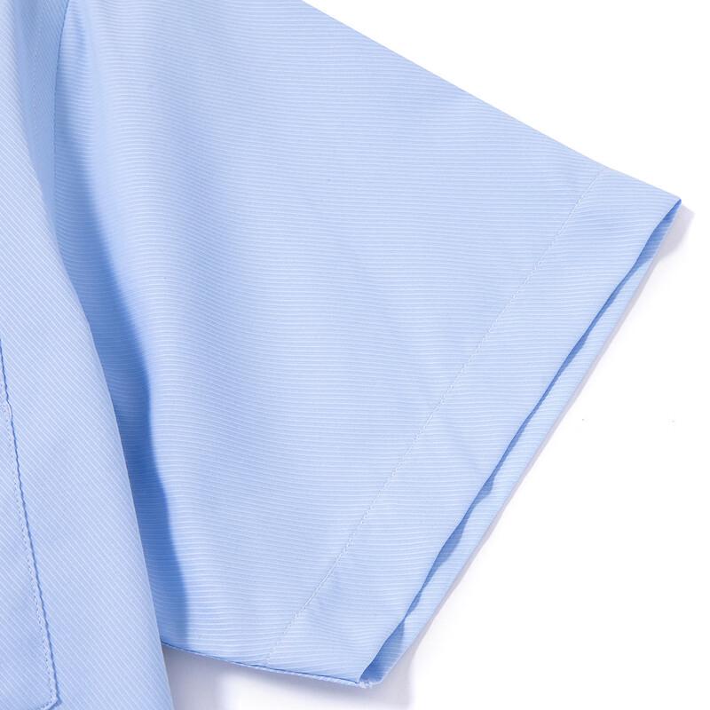 MONTAGUT Men's Soft Combed Cotton Breathable Short-Sleeve Business Shirt