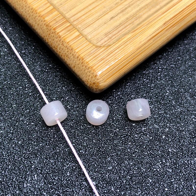 Pink Agate Gradient Spacer Beads for DIY Jewelry and Accessories
