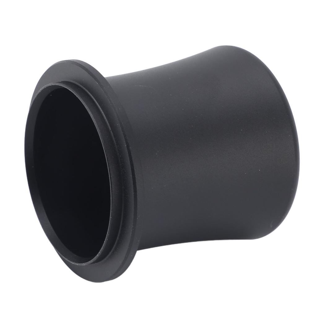 Coffee Dosing Cup Aluminum Alloy Antistatic Coffee Powder Feeder Dosing Cup for 51mm 53mm 54mm Portafilter Basket Black