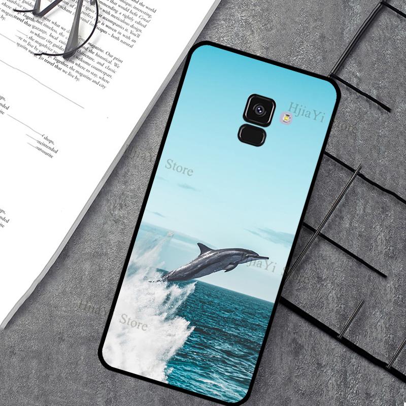 Ocean Dolphin Phone Case For Samsung J7 J5 J3 J1 2016 A3 A5 2017 J4 J6 Plus J8 A7 A8 A9 2018 Case Cover
