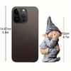 Whimsical La Stinky Dwarf Resin Garden Gnome - Humorous Contemporary Wedding & Outdoor Decor, Durable Weather-Resistant Design,