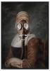Poster Portrait Gas Mask Pop Art