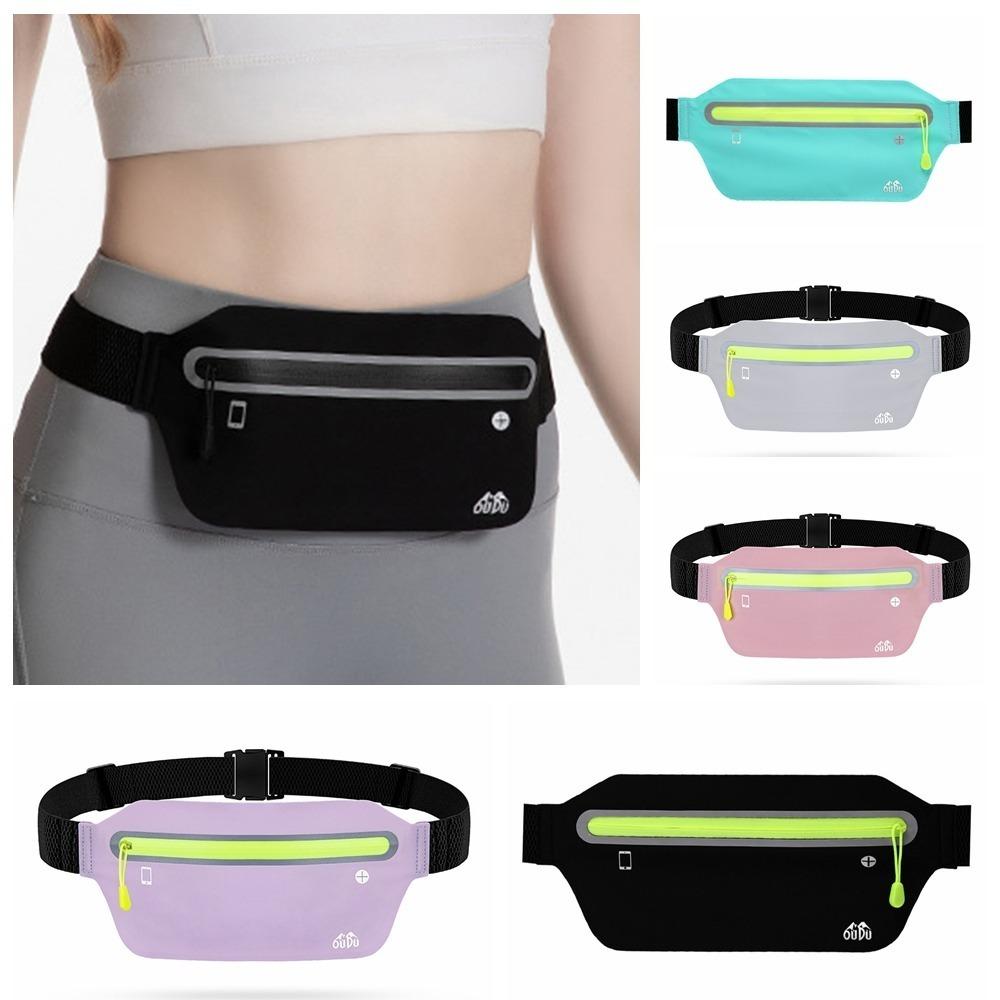 High Elastic Sport Mobile Waist Bag Close Fitting Sports Phone Bag Running Waist Bag  Men Women