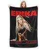 Melody Esa Diva Spain Eurovisions 2025 Blanket for Couch Soft Plush Blanket 50x60 Inch Multiple Sizes Bedspreads for All Seasons
