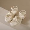 Fashion Women's Round Open-Sole Sandals, Sexy Outerwear, Fashionable, Solid, 2024 New Summer Collection