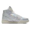 Li Ning 937 Deluxe Hi High top Vintage Basketball Shoes Women's Silver AGBR080-2
