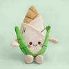 Plush Bamboo Shoots Decor Pillow With Soft Pp Cotton For Home And Gift Use