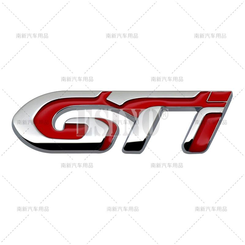 Auto Styling GT 3D Aufkleber Metall Chrom Zinklegierung Emblem BXGSD3 Auto Karosserie Kotflügel Abzeichen für Peugeot GT RCZ 308 508 3008 5008