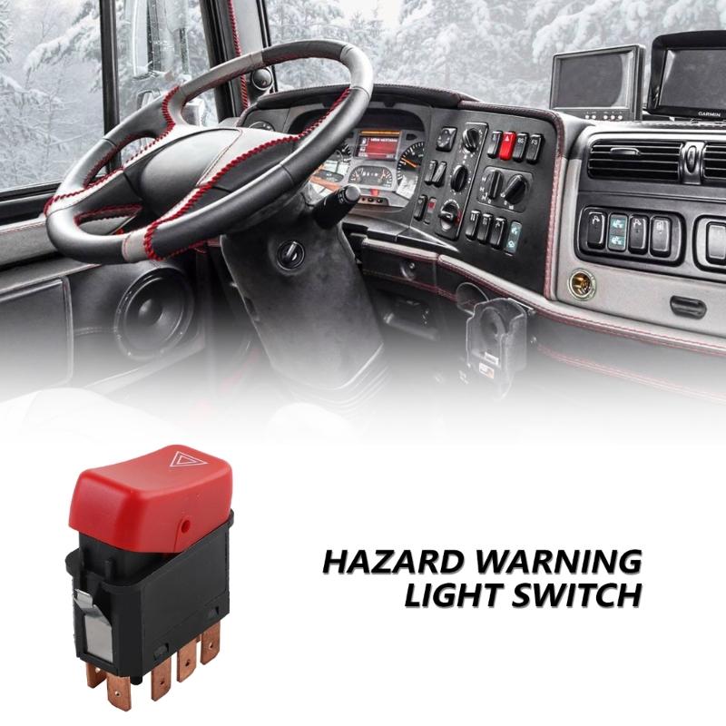 Easy to Install Hazard Flasher Warning Light Switch 0055459224 for Car Ensures Timely Warning Signals During Emergencies