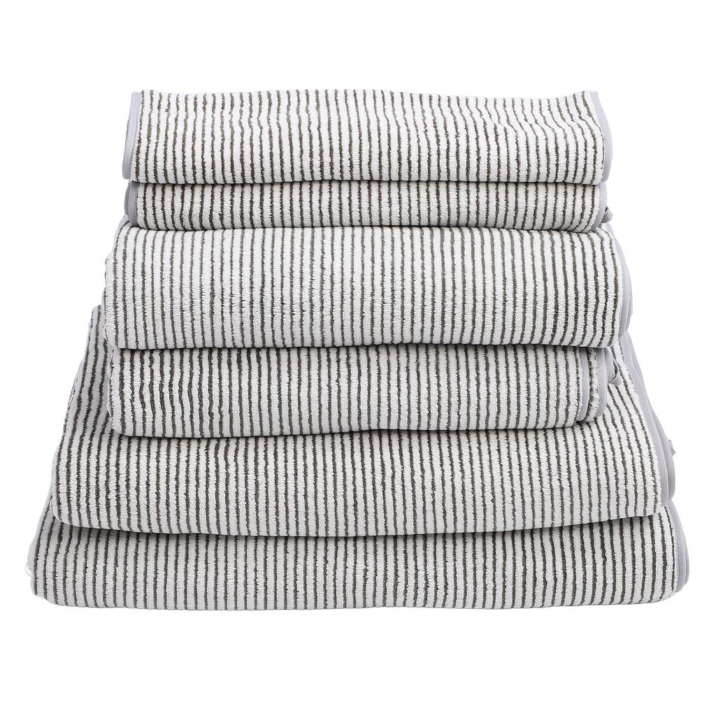 6pcs Towel Set Coral Fleece Cotton Soft Highly Absorbent Beach Bath Towels for Bathroom