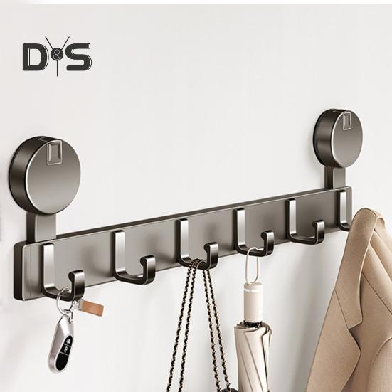 Saugnapf-Türhaken Badezimmer-Handtuchhalter Starke Tragkraft Rostfrei Einfache Installation Multifunktionaler Handtuchhalter Duschhaken