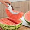 Cuchillo Cortador de Sandía Artefacto Cuchillo de Acero Inoxidable Descorazonador Herramientas para Frutas y Verduras Clip para Sandía Accesorios de Cocina