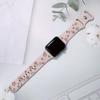 Floral Engraved Strap For Apple Watch Ultra 2 Band 49mm 41mm 40mm 44mm 45mm 46mm Silicone Bracelet iWatch Series 10 SE 9 8 7 6 3