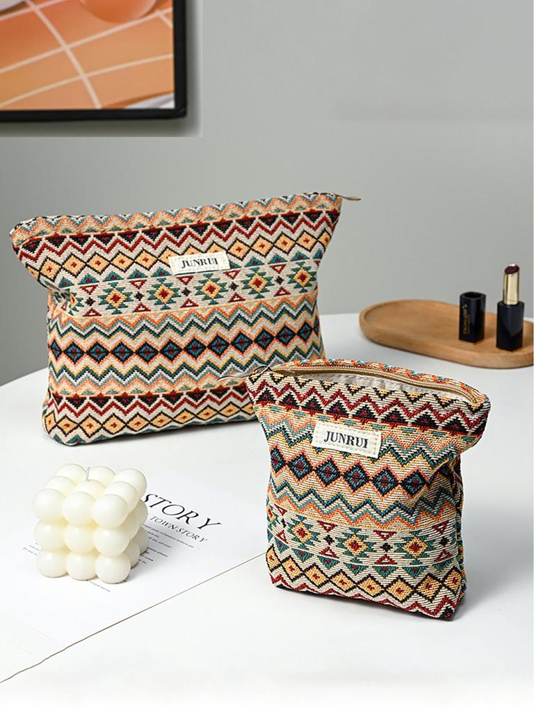 Bohemian Large Capacity Women's Travel Makeup Bag