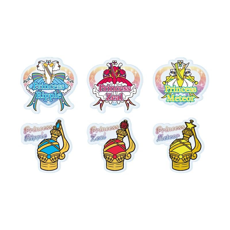 ТВ Аниме «Оркестр Сессионных Принцесс» 01 [Оригинальная Иллюстрация] Акриловая Пластина Значок Набор из 6 штук