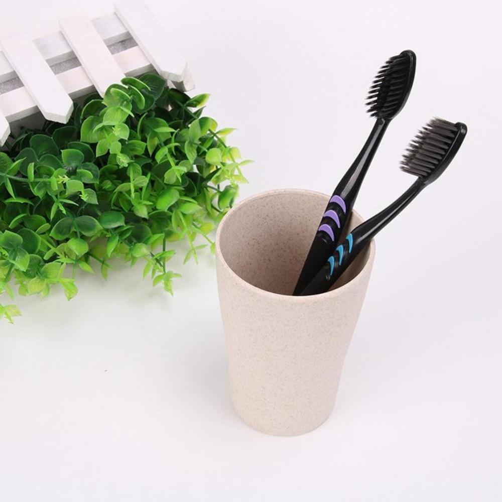 10PCS/1Pack Soft Bamboo Charcoal Nano Toothbrush Black Tooth Brush Dental Personal Teeth Care