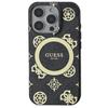 Guess Guhmp16Lh4Pyeek Iphone 16 Pro 6.3 Czarny/Black Hardcase Iml Peony On 4G Background Magsafe