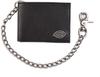 Dickies Slimfold Trucker Portefeuille En Cuir Véritable - Noir - Taille Unique