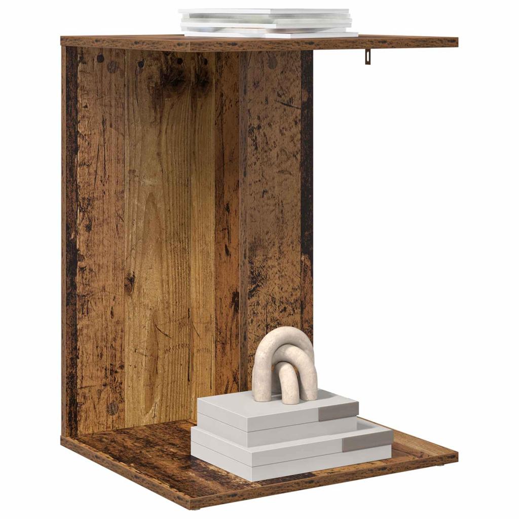 Side Table Reclaimed Wood 45 x 40 x 62.5 cm Engineered Wood