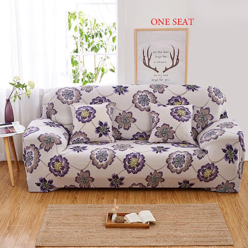 Elastic Sofa Cover Printed Slipcover Corner Sofa Cover Stretch Furniture Cover 1/2/3/4 Seater