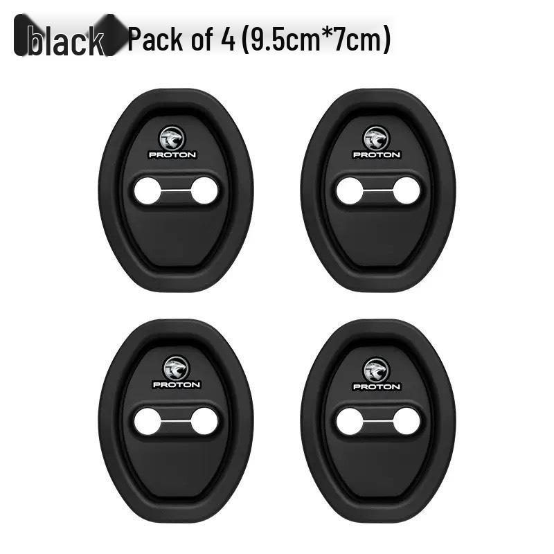 Universal Silicone Car Door Lock Protection Pad - Sound Reduction & Shock Absorption for Select Models