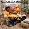 Lando Norris Personalizowany Koc Flanelowy Nadruk Twojego Imienia Tekst Miękki Ciepły Koc Prezent Świąteczny