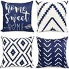 Home Sweet Home Geometric Pattern Pillows Pattern Cushion Cover Suitable For Sofa Bedroom Car Pillow Cover
