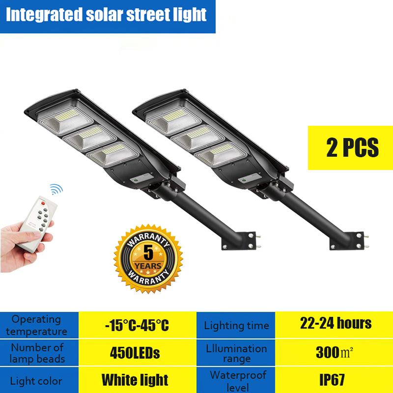 2000W Solar Street Lamp Outdoor Remote Waterproof for Garden Jardin Para Exterior Landscape Spotlight Wall Powered Flood