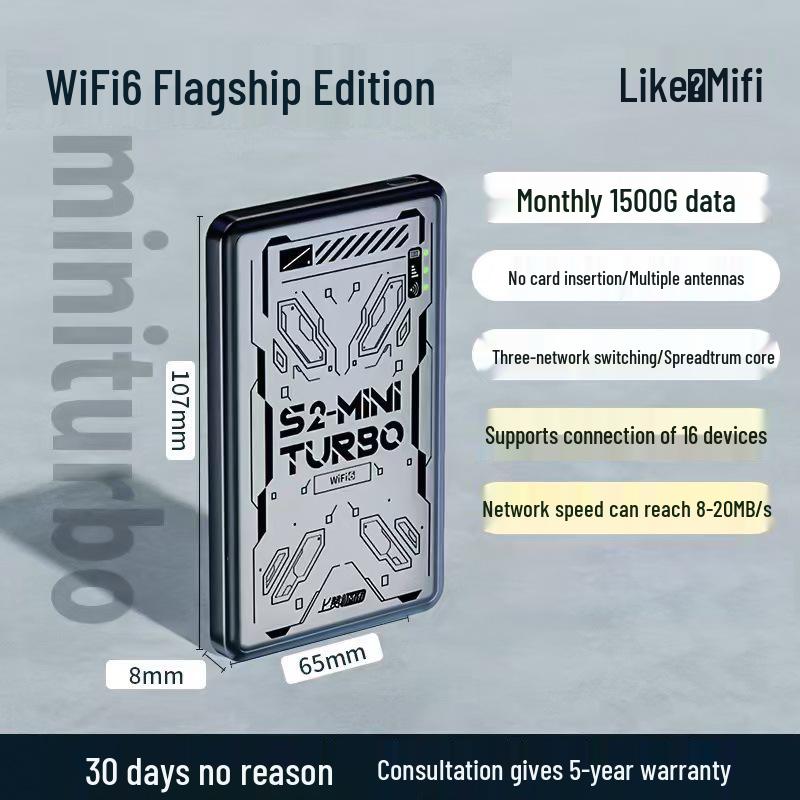 Upvote MiniTurbo Portable No-SIM WiFi, Wireless Network, Tri-Network Universal Data Device