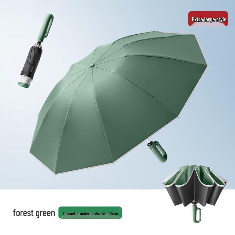 OEING Men s Large Reinforced Reflective Reverse Umbrella