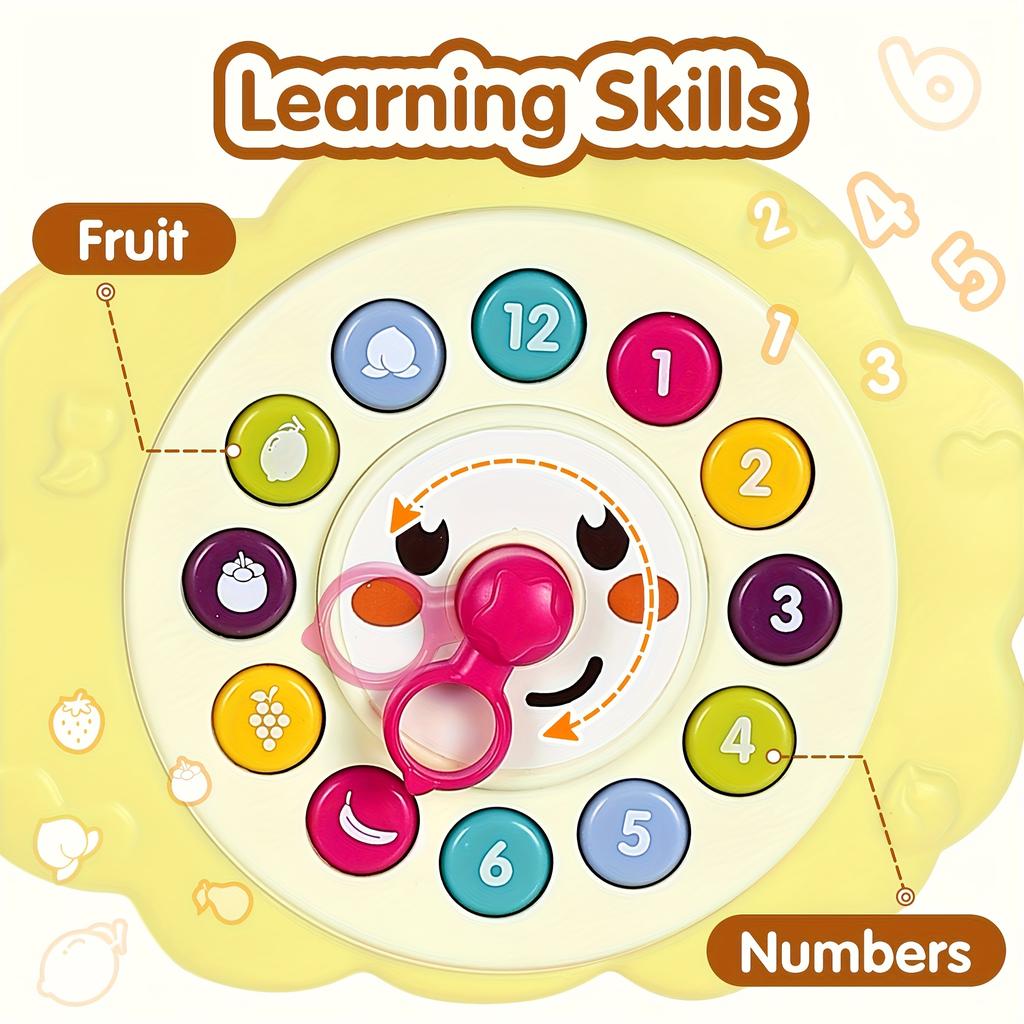 Busy Board Toy for Toddlers, Featuring 13 Activities with Music And Lights, Perfect As a Birthday Gift for Young Children Or for Travel.