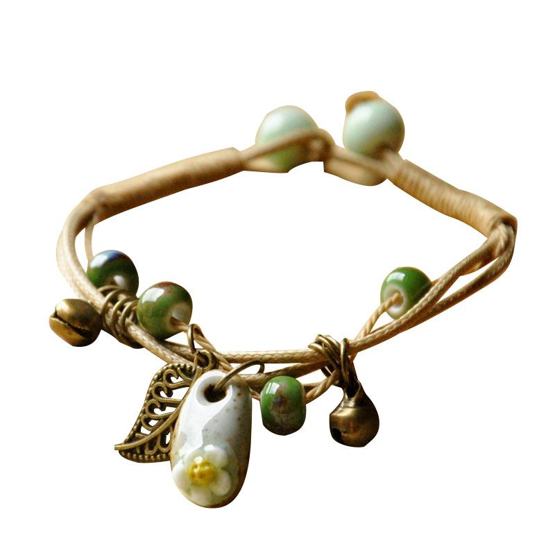 Ceramic Jewelry Ancient Style Jewelry Woven Ethnic Style Student Girl Bracelet