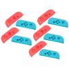 5 Sets Silicone Gamepad Cover Strong Protection Game Machine Accessory for NS SwitchRed Blue