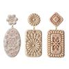 Plastic Bohemian Flower Earring Molds Polymer Clay Tools Reusable Mould For Handmade Jewelry Creations