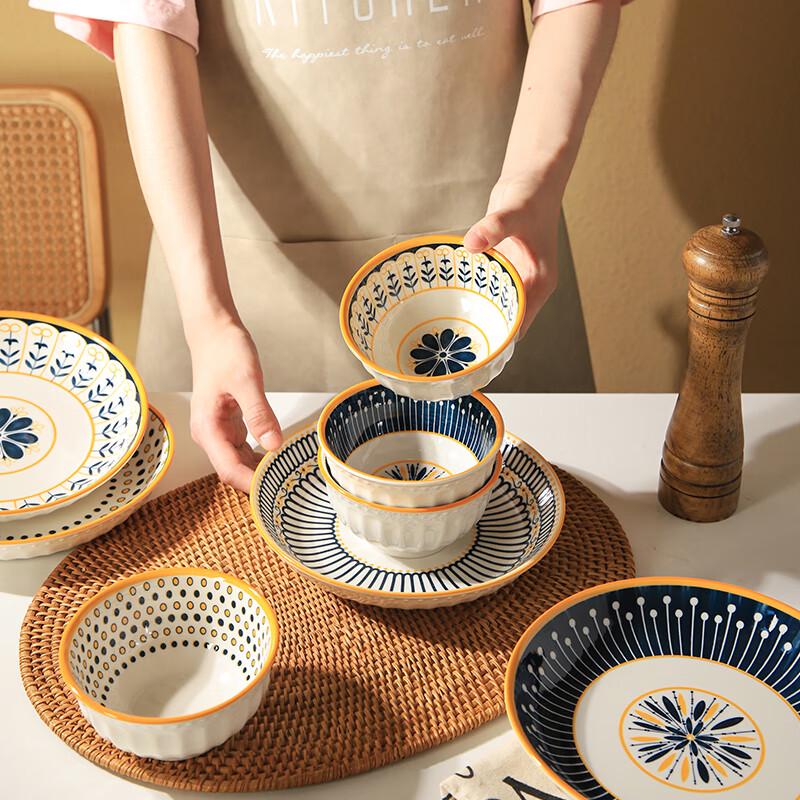 European Style Ceramic Dinner Plate Set