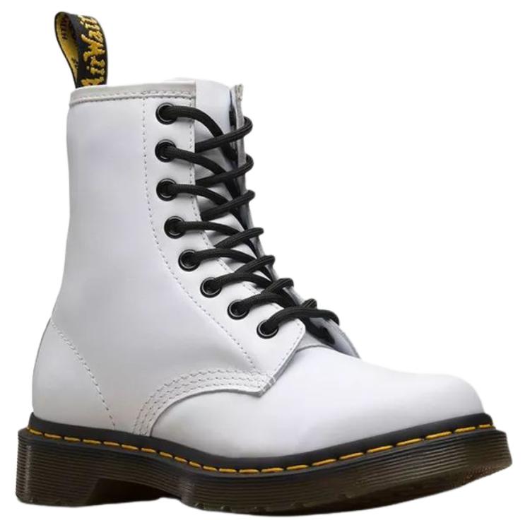 Dr. Martens 1460 Leather Lace-Up Vintage Boots Women Boots White 25057100