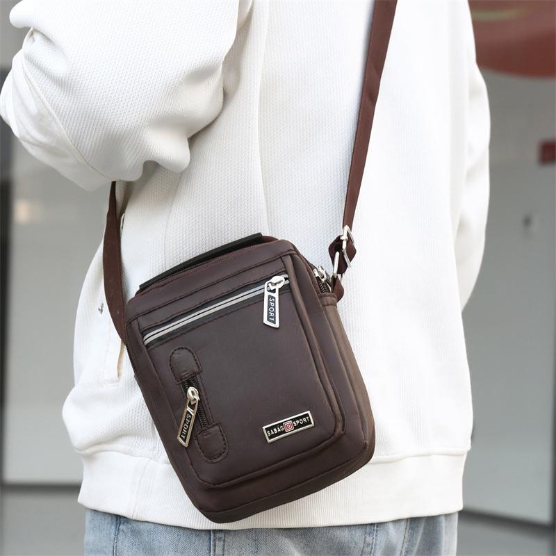Shoulder Bag Men's Messenger Bag Backpack Casual Waterproof Nylon Bag Travel Bag Trendy Fashion Men's Bag