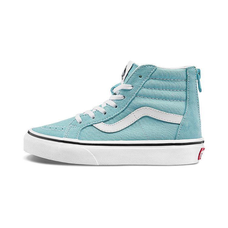 Vans Sk8 High Top Kids Skate Shoes Kids Sneakers Blue White VN000W9W7WT
