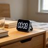 Digital Timer Easy Read LED Display Adjustable Rechargeable Countdown Countup Timer Study Kitchen Cooking Baking Timer with Dual Modes