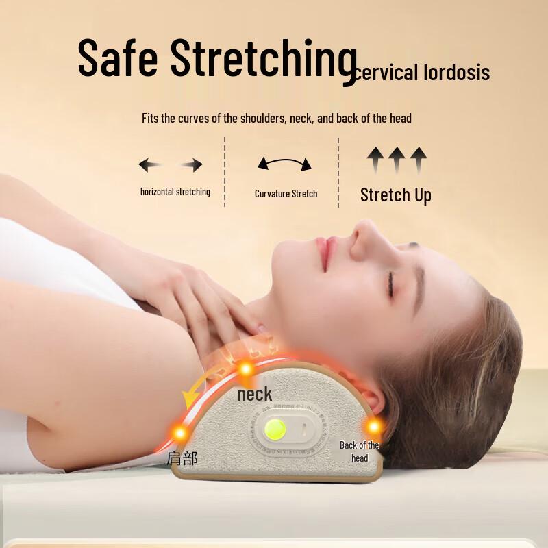 Hezheng Neck Massage Pillow with Heat and Kneading