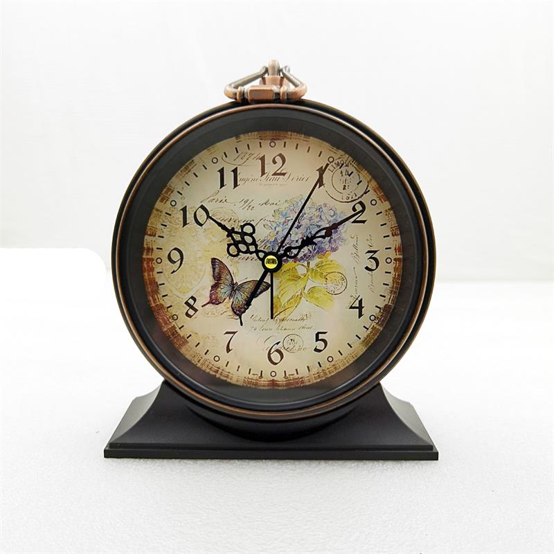 Retro Style Metal Alarm Clock Creative Students Children's Birthday Gifts Bedroom Ornaments Desk Alarm Clock