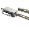 5 Type Silencer & 60cm Air Diesel Parking Heater Stainless Steel Exhaust Pipe Tube Gas Vent Hose For Car Truck Silver
