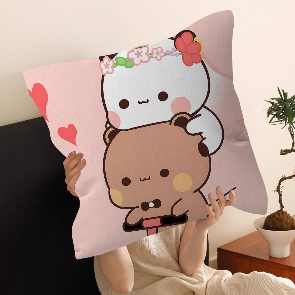 Anime Cute Dudu Bubu Pillow Cushion Cover Pillowcase Living Room Sofa Home Decor
