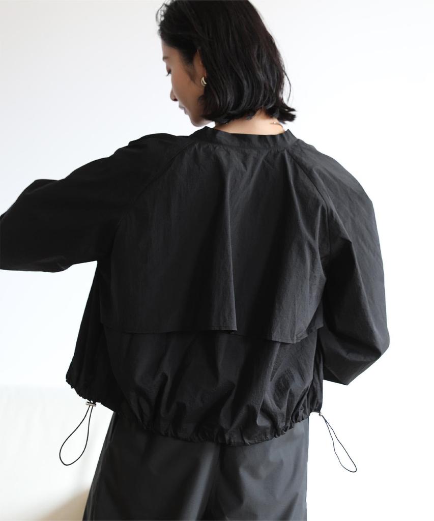 Yours Drawstring Blouson Rash Guard BFXU1739 Women's L Black