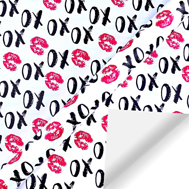 5 Stück Beschichtetes Papier Premium Bastel- & Buchumschlag Einzigartiges Valentinstags Romantisches Liebesmuster Geschenkpapier Partydekorationen